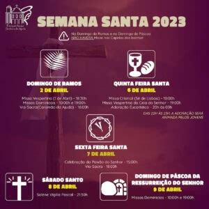 Cartaz Da Semana Santa Redes Par Quia De Nossa Senhora Da