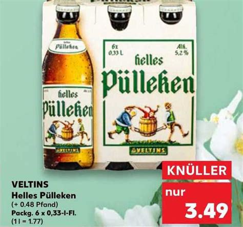 Veltins Helles Pülleken Angebot bei Kaufland 1Prospekte de