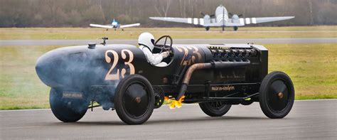 Car With Plane Engine Professional Services For The Auto