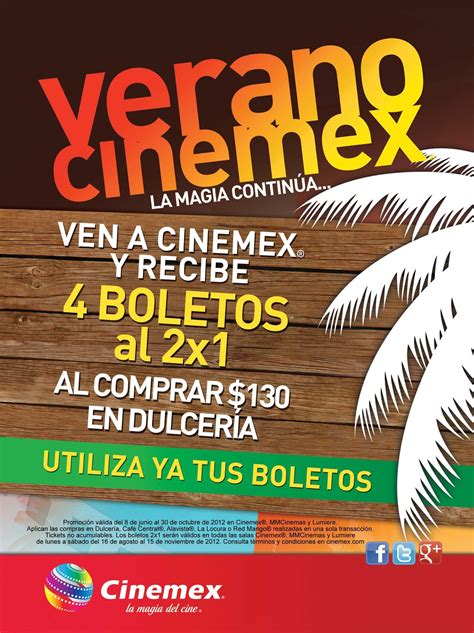 Cinemex on Twitter: "Hoy #MiércolesDeCinemex usa tus boletos 2x1 de #