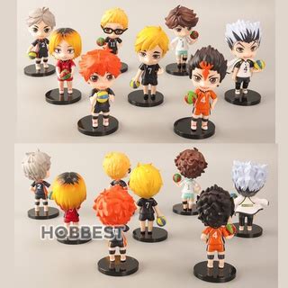 Jual Action Figure Haikyuu Chibi Miniatur Pajangan Topper Kue Haikyu