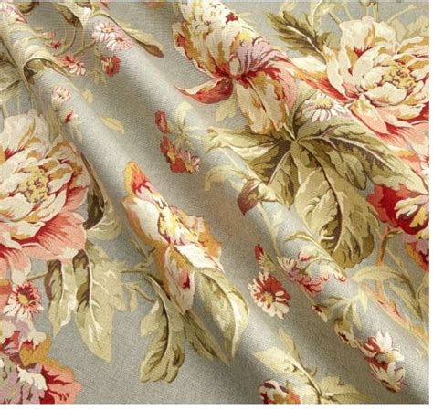 Waverly Valance Fleuretta Slate Duck Valance Floral Valance Flowered