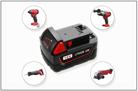 For Milwaukee M18 18v 50ah Lithium Ion Battery Yoriyoi