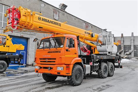 Автокран на базе КамАЗ: технические характеристики на 16, 25, 32 и 50 ...