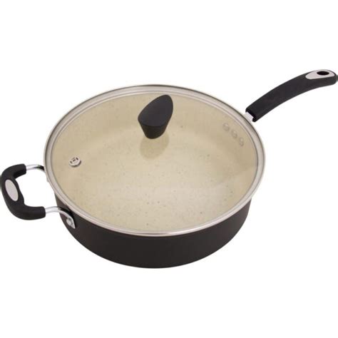 Ozeri Stone Earth Qt Aluminum Ceramic Nonstick Sauce Pan In Lava