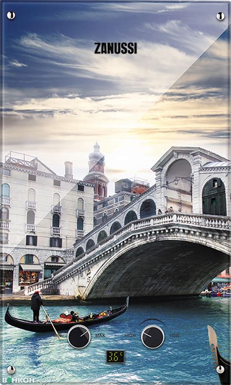 ᐉ Газовая колонка Zanussi GWH 10 Fonte Glass Rialto купить по цене 6 ...