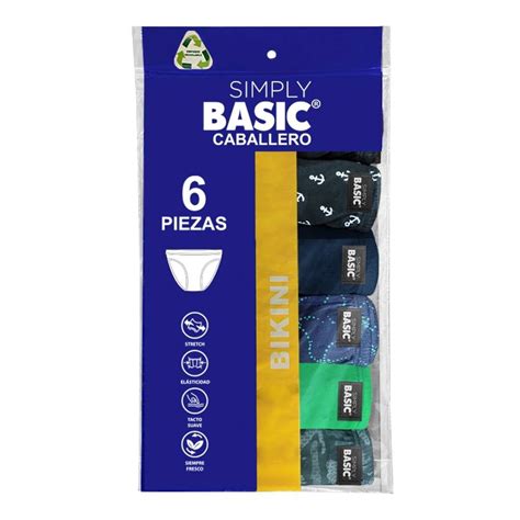 Bikini Simply Basic Talla G Multicolor 7 Pack Bodega Aurrera Despensa A Tu Casa