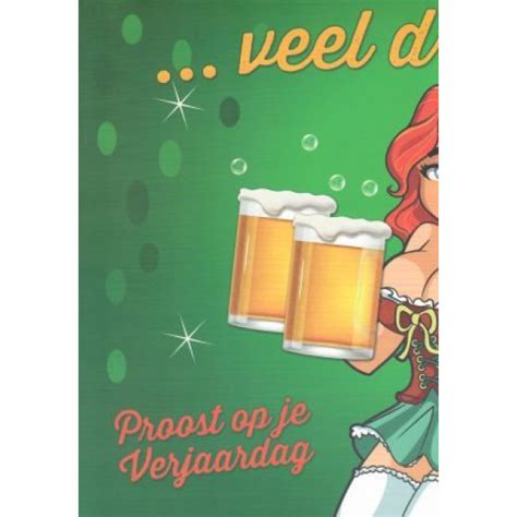 Bier Afbeelding Verjaardag Man Humor Stoere Verjaardagskaart Man