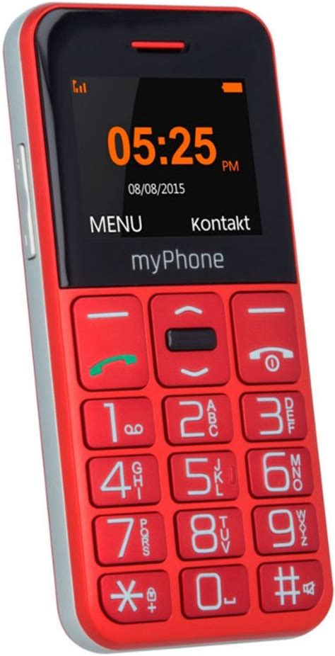 Мобилен телефон myPhone Halo Easy Red - Техмарт