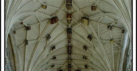 Interior of Winchester Cathedral - Hampshire, England