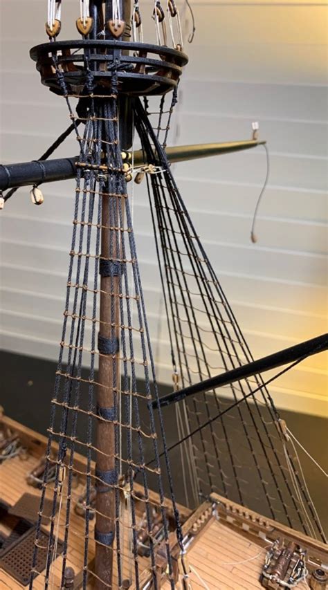 Ratlines Start And End Masting Rigging And Sails Model Ship World