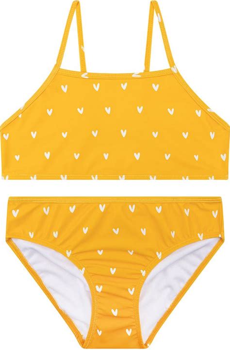 Swim Essentials Oranje Hartjes Meisjes Uv Bikini Maat Bol
