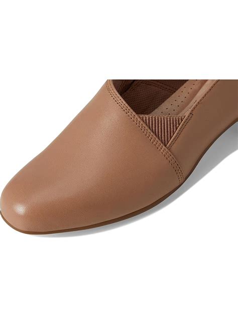 Clarks Candra Glow Nude Leather Free Shipping Zappos