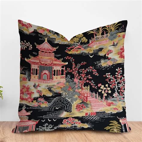 Aroggeld Chinoiserie Chic Cushion Cover Chinoiserie