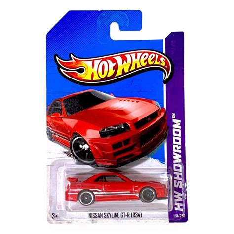 Miniatura Carro Hot Wheels Nissan Skyline Gt R R Hw Showroom Shopee Brasil