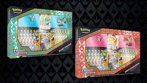 Pokémon Tcg Crown Zenith Premium Figure Collection—shiny Zacian Zamazenta