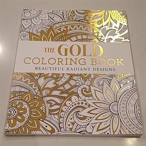 Adult Coloring book | Art | The Gold Coloring Book | Poshmark