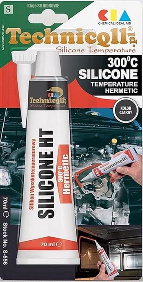 Buy Black High Temperature Ht Silicone Adhesive Sealant 70ml Heat Resistant 300c Online At