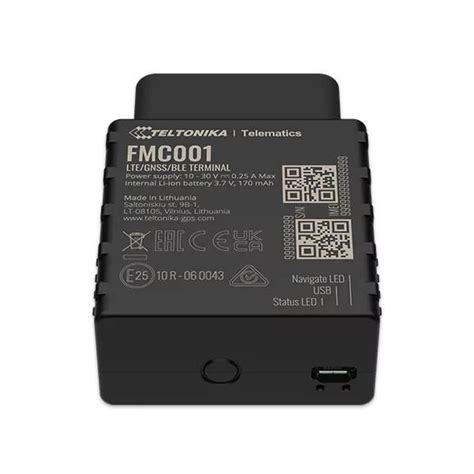 Fmc Bp Teltonika Lte Gnss Ble Plug And Play Obd Tracker Eu Mea