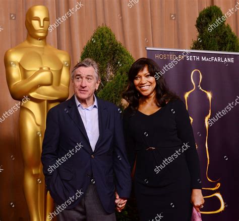 Actor Robert De Niro His Wife Editorial Stock Photo - Stock Image