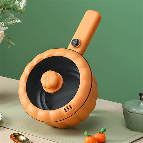 Electric Hot Pot Non Stick Ramen Cooker With Dual Power Control For Steak Egg Fried Rice Ramen