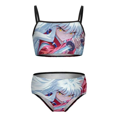 InuYasha Girls Bikini Swimsuits Two Piece Beach Bathing Suit Swimwear 8 10Y 130cm Walmart