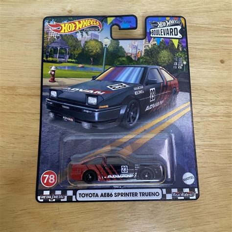 Hot Wheels Premium Boulevard Toyota Ae Sprinter Trueno Premium Picclick Uk
