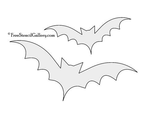 Bat Stencil Printable