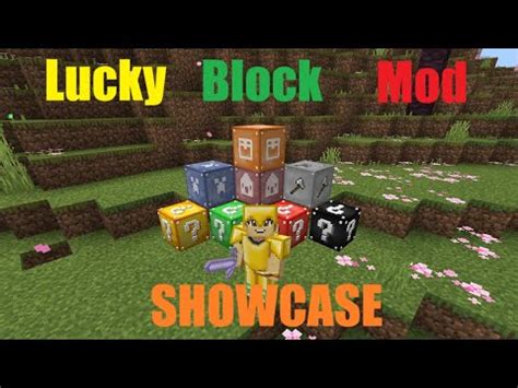 Minecraft Lucky Block Mod Showcase Youtube