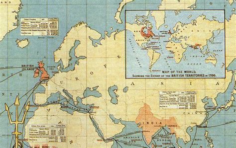 Старая карта мира 19 века глазами Британской империи — Портулан