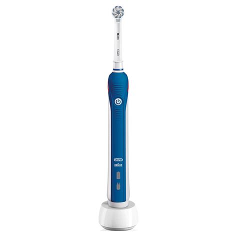 Oral B Pro 2 Sensi Ultrathin Power Handle Electric Toothbrush Blue Lookfantastic