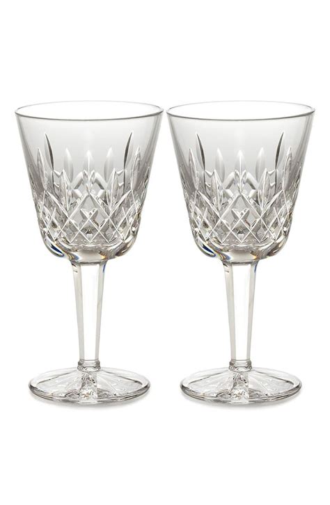 Waterford Lismore Lead Crystal Claret Glasses Set Of 2 Nordstrom