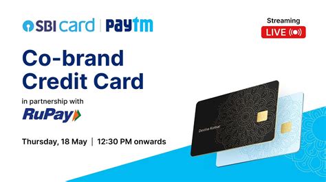 Launch Of Paytm SBI Card On The RuPay Network YouTube