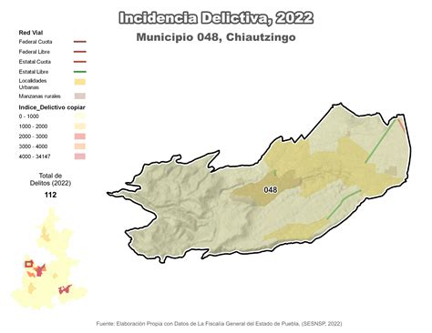 Incidencia delictiva en municipio de Chiautzingo Subsecretaría de