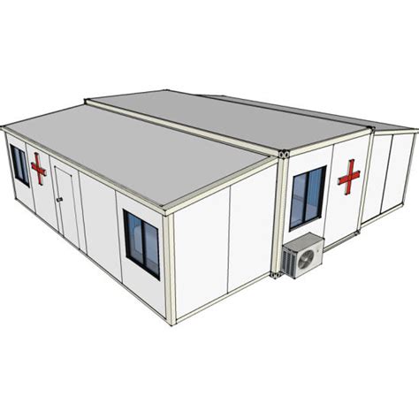 China Folding Container Room Container Clinic And Hospital Prefab Flat