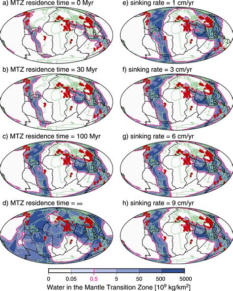 Hydrous Regions of the Mantle Transition Zone Lie Beneath Areas of