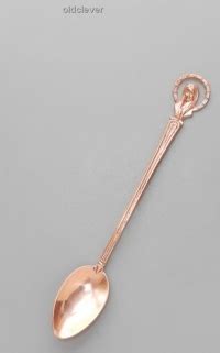 Медные столовые ложки, медная чайная ложка, медная вилка, медный нож ...