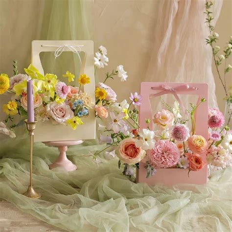 Paper Flower Basket Wholesaler Yg Packaging