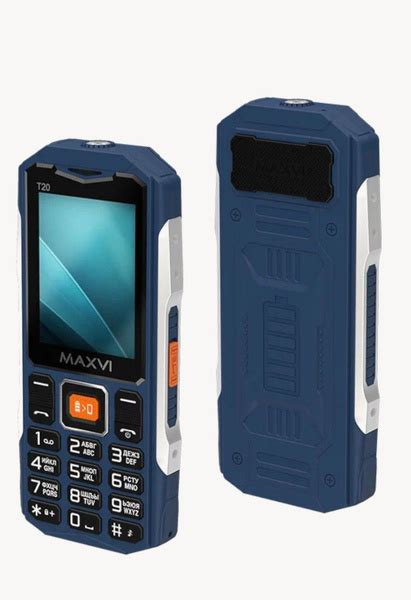 Мобильный телефон Maxvi T20, синий - купить по выгодной цене в интернет ...