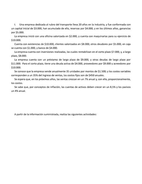 Contabilidad 1 Parte 2 Contabilida 1 I Una Empresa Dedicada Al