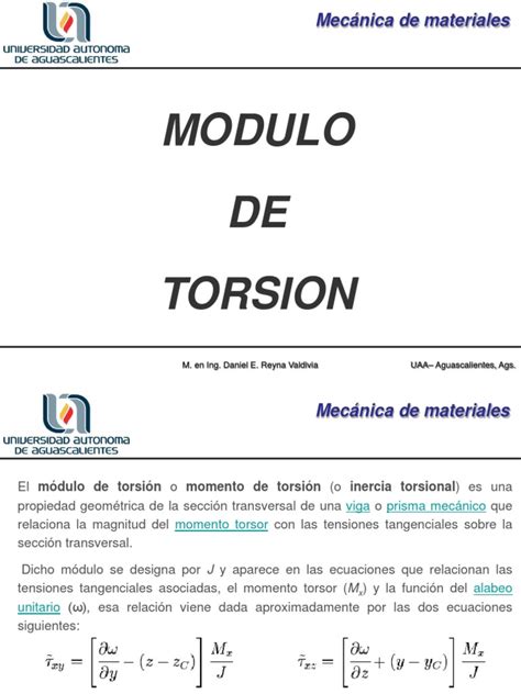 Pdf Modulo De Torsion Dokumen Tips