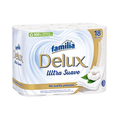 Papel Higiénico Delux Ultra Suave Familia