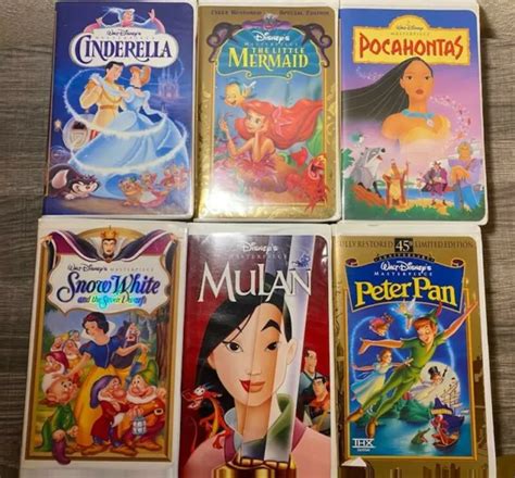 Disney Masterpiece Vhs Lot £1175 Picclick Uk