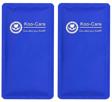 Koo Care Gel Ice Pack Reusable Hot Cold Therapy Compress For Pain Relief Head Shoulder