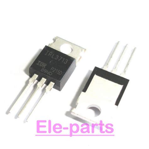 5 PCS IRL3713 TO 220 IRL 3713 IRL3713PBF SMPS N Channel Mosfet