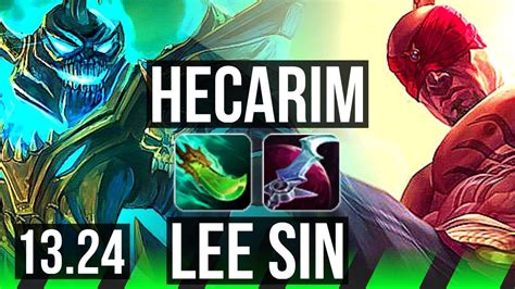 HECARIM Vs LEE SIN JNG 82 Winrate 7 0 7 Godlike KR Grandmaster