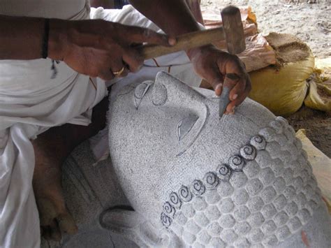 Древние методы обработки гранита: Индия | Пикабу