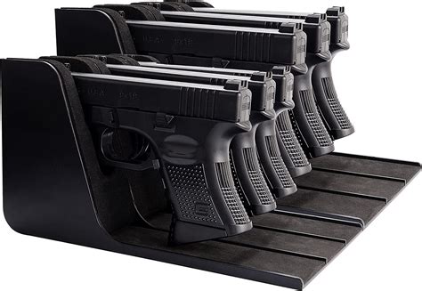 Adoreal Pistol Rack Gun Holder Handgun Safety Display Vault ABS