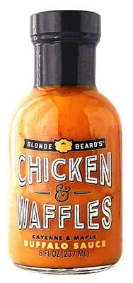 Blonde Beard S Chicken And Waffles Buffalo Sauce Oz Central Market Really Into Food