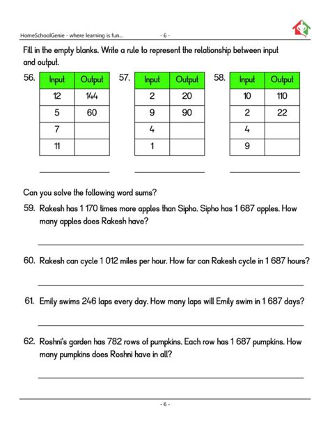 Grade 6 Mathematics Questions And Answers Year 6 Maths Worko